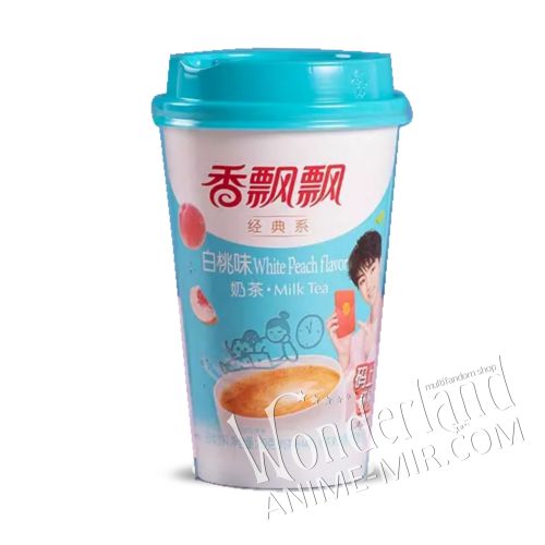 Молочный чай со вкусом белого персика / Milk tea with white peach flavor - Xiang piao piao